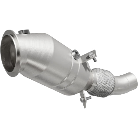 MagnaFlow direct-fit catalytic converter fits 2012-2016 BMW 328i, 2013-2016 BMW 328i xDrive, and more, this and 2014 228i 2 L Closed Couple stainless steel CARB compliant 52267