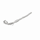 MagnaFlow direct-fit catalytic converter fits 2012-2013 Volkswagen Jetta and Volkswagen Beetle, this and 2012-2013 Beetle L4 2 stainless steel CARB compliant 52281