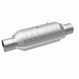MagnaFlow universal catalytic converter 2.25 inch inlet/outlet stainless steel Federal EPA compliant OBDII 52325