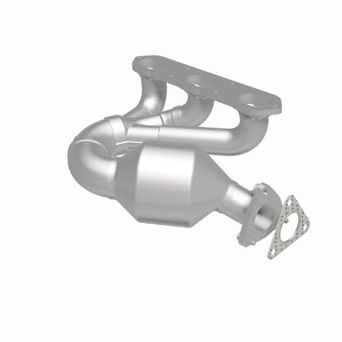 MagnaFlow direct-fit catalytic converter fits 2000-2004 Boxster 2.7 3.2L 2.7 inch inlet/outlet stainless steel CARB compliant OBDII 52328