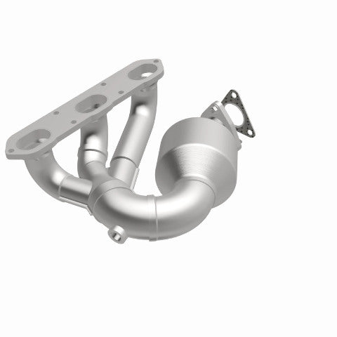 MagnaFlow direct-fit catalytic converter fits 2000-2004 Boxster 2.7 3.2L 2.7 inch inlet/outlet stainless steel CARB compliant OBDII 52328