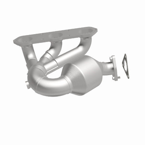 MagnaFlow direct-fit catalytic converter fits 2000-2004 Boxster 2.7 3.2L 2.7 inch inlet/outlet stainless steel CARB compliant OBDII 52328