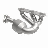 MagnaFlow direct-fit catalytic converter fits 2000-2004 Boxster 2.7 3.2L 2.7 inch inlet/outlet stainless steel CARB compliant OBDII 52329