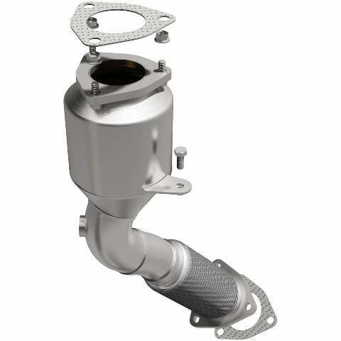 MagnaFlow direct-fit catalytic converter fits 2003-2006 Cayenne V8 4.5 inch inlet/outlet stainless steel CARB compliant 52366