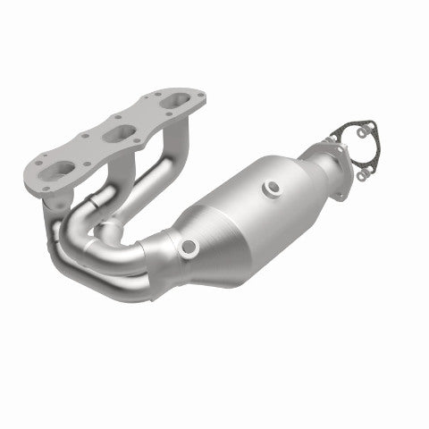 MagnaFlow direct-fit catalytic converter fits 2012-2015 911 H6 3.8 3.8 inch inlet/outlet stainless steel CARB compliant 52388