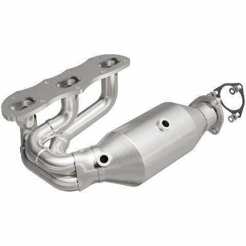MagnaFlow direct-fit catalytic converter fits 2012-2015 911 H6 3.8 3.8 inch inlet/outlet stainless steel CARB compliant 52388