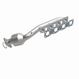 MagnaFlow direct-fit catalytic converter fits 2003-2004 INFINITI M45 and 2003-2006 INFINITI Q45, this and 2003-2004 M45 V8 4.5 4.5 inch inlet/outlet stainless steel CARB compliant 
