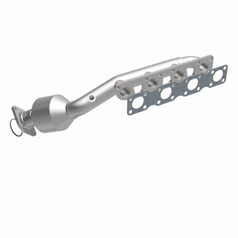 MagnaFlow direct-fit catalytic converter fits 2003-2004 INFINITI M45 and 2003-2006 INFINITI Q45, this and 2003-2004 M45 V8 4.5 4.5 inch inlet/outlet stainless steel CARB compliant 