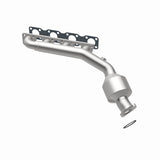 MagnaFlow direct-fit catalytic converter fits 2003-2004 INFINITI M45 and 2003-2006 INFINITI Q45, this and 2003-2004 M45 V8 4.5 4.5 inch inlet/outlet stainless steel CARB compliant 