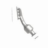 MagnaFlow direct-fit catalytic converter fits 2003-2004 INFINITI M45 and 2003-2006 INFINITI Q45, this and 2003-2004 M45 V8 4.5 4.5 inch inlet/outlet stainless steel CARB compliant 