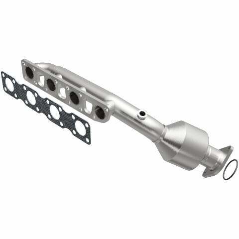 MagnaFlow direct-fit catalytic converter fits 2003-2004 INFINITI M45 and 2003-2006 INFINITI Q45, this and 2003-2004 M45 V8 4.5 4.5 inch inlet/outlet stainless steel CARB compliant 