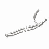 MagnaFlow direct-fit catalytic converter for 2015-2019 Ford 3.5 inch inlet/outlet stainless steel CARB compliant