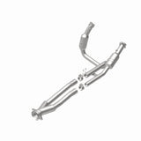 MagnaFlow direct-fit catalytic converter for 2015-2019 Ford 3.5 inch inlet/outlet stainless steel CARB compliant