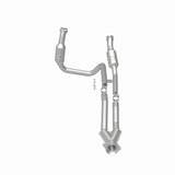 MagnaFlow direct-fit catalytic converter for 2015-2019 Ford 3.5 inch inlet/outlet stainless steel CARB compliant
