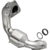 MagnaFlow direct-fit catalytic converter fits 2011-2015 Juke L4 1.6 1.6 inch inlet/outlet stainless steel CARB compliant 52438