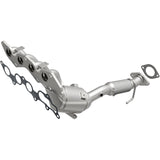 MagnaFlow direct-fit catalytic converter fits 2014-2015 Transit Connect L4 2.5 inch inlet/outlet stainless steel CARB compliant 52444