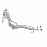 MagnaFlow direct-fit catalytic converter fits 2014-2015 Transit Connect L4 2.5 inch inlet/outlet stainless steel CARB compliant 52444