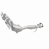 MagnaFlow direct-fit catalytic converter fits 2014-2015 Transit Connect L4 2.5 inch inlet/outlet stainless steel CARB compliant 52444