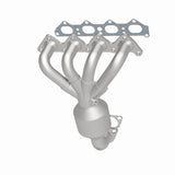 MagnaFlow direct-fit catalytic converter for 1998-2003 Hyundai Elantra 2 inch inlet/outlet stainless steel CARB compliant OBDII 52447