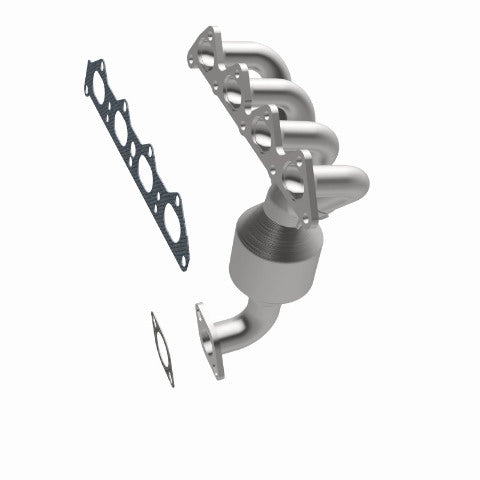 MagnaFlow direct-fit catalytic converter for 1998-2003 Hyundai Elantra 2 inch inlet/outlet stainless steel CARB compliant OBDII 52447