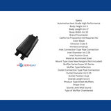 Performance Muffler stainless steel