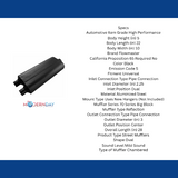 Flowmaster 70 Series Chambered Muffler 524703