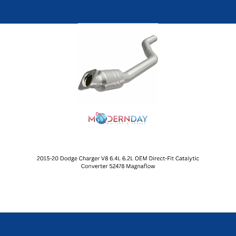 MagnaFlow direct-fit catalytic converter for 2015-2020 Dodge Charger 6.4L stainless steel CARB compliant OBDII 52478