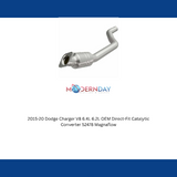 MagnaFlow direct-fit catalytic converter for 2015-2020 Dodge Charger 6.4L stainless steel CARB compliant OBDII 52478