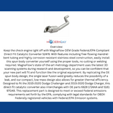 MagnaFlow direct-fit catalytic converter for 2015-2020 Dodge Charger 6.4L stainless steel CARB compliant OBDII 52478