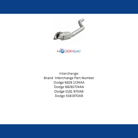 MagnaFlow direct-fit catalytic converter for 2015-2020 Dodge Charger 6.4L stainless steel CARB compliant OBDII 52478
