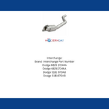 MagnaFlow direct-fit catalytic converter for 2015-2020 Dodge Charger 6.4L stainless steel CARB compliant OBDII 52478