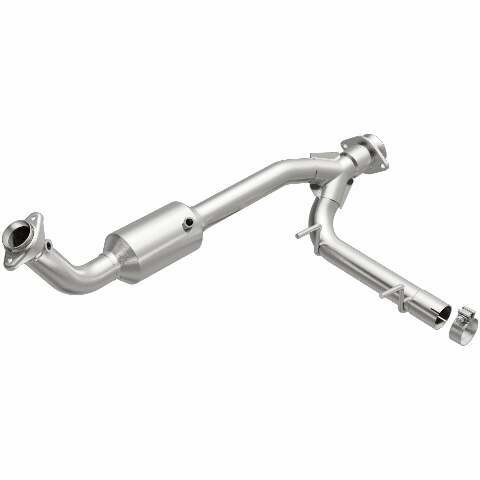 MagnaFlow direct-fit catalytic converter fits 2005-2006 Lincoln Navigator 5.4L passenger side 5.4L passenger side stainless steel CARB compliant OBDII 52508