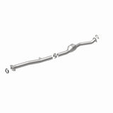 MagnaFlow direct-fit catalytic converter fits 2013-2016 Subaru Outback, 2013-2015 Subaru XV Crosstrek, and more, this and 2011-2013 Forester H4 2.5 inch inlet/outlet stainless stee
