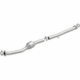 MagnaFlow direct-fit catalytic converter fits 2013-2016 Subaru Outback, 2013-2015 Subaru XV Crosstrek, and more, this and 2011-2013 Forester H4 2.5 inch inlet/outlet stainless stee