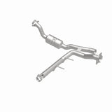MagnaFlow direct-fit catalytic converter for 2017-2018 Ford F-150 3.5 inch inlet/outlet stainless steel CARB compliant OBDII 52592