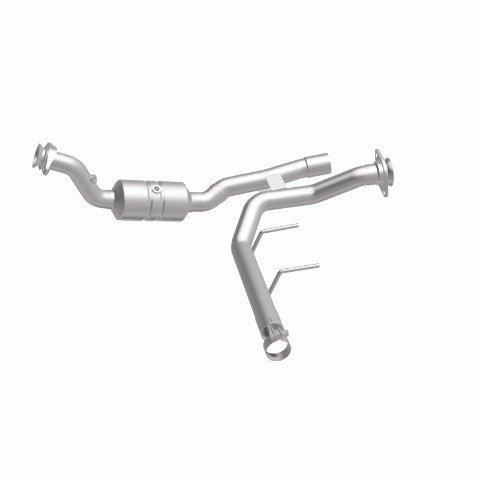 MagnaFlow direct-fit catalytic converter for 2017-2018 Ford F-150 3.5 inch inlet/outlet stainless steel CARB compliant OBDII 52592
