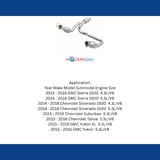 MagnaFlow direct-fit catalytic converter for 2014-2018 Chevy Sierra 1500 stainless steel CARB compliant