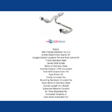 MagnaFlow direct-fit catalytic converter for 2014-2018 Chevy Sierra 1500 stainless steel CARB compliant
