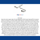 MagnaFlow direct-fit catalytic converter for 2014-2018 Chevy Sierra 1500 stainless steel CARB compliant