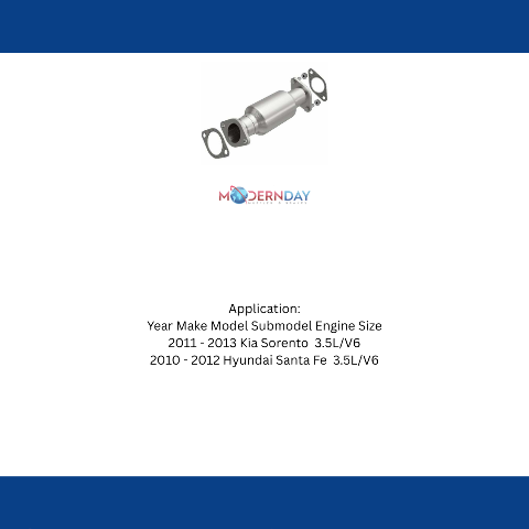 2011 Sorento 3.5 Underbody Direct-Fit Catalytic Converter 52644 Magnaflow