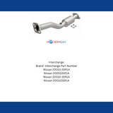 MagnaFlow direct-fit catalytic converter for 2013-2017 Nissan Sentra 1.8 inch inlet/outlet stainless steel CARB compliant 52709