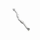 MagnaFlow direct-fit catalytic converter fits 2010-2012 Subaru Outback and Subaru Legacy, this and 2010-2012 Outback 2.5L stainless steel CARB compliant 52726