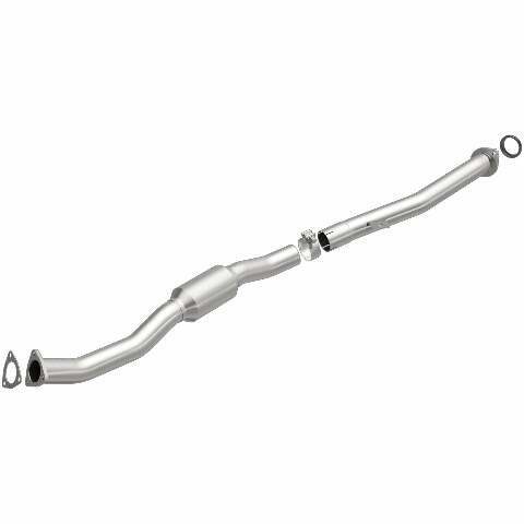 MagnaFlow direct-fit catalytic converter fits 2010-2012 Subaru Outback and Subaru Legacy, this and 2010-2012 Outback 2.5L stainless steel CARB compliant 52726