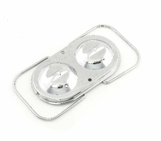 Mr. Gasket chrome master cylinder cover steel 5273