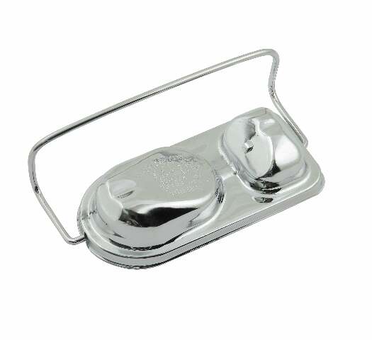 Mr. Gasket chrome master cylinder cover steel 5274
