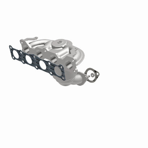 MagnaFlow direct-fit catalytic converter fits 2011-2013 Kia Sorento and 2010-2012 Hyundai Santa Fe, this and 2011-2013 Sorento 2.4L stainless steel CARB compliant 52774