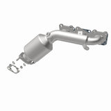 MagnaFlow direct-fit catalytic converter fits 2009-2011 Hyundai Genesis and 2013-2016 Hyundai Genesis Coupe, this and 2009-2011 Genesis 3.8L stainless steel CARB compliant 52779