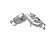 MagnaFlow direct-fit catalytic converter fits 2009-2011 Hyundai Genesis and 2013-2016 Hyundai Genesis Coupe, this and 2009-2011 Genesis 3.8L stainless steel CARB compliant 52779