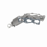 MagnaFlow direct-fit catalytic converter fits 2011-2014 Hyundai Genesis and 2016 Kia K900, this and 2011-2014 Genesis 3.8L stainless steel CARB compliant 52784