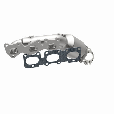 MagnaFlow direct-fit catalytic converter fits 2011-2014 Hyundai Genesis and 2016-2017 Kia K900, this and 2011-2014 Genesis 3.8L stainless steel CARB compliant OBDII 52785